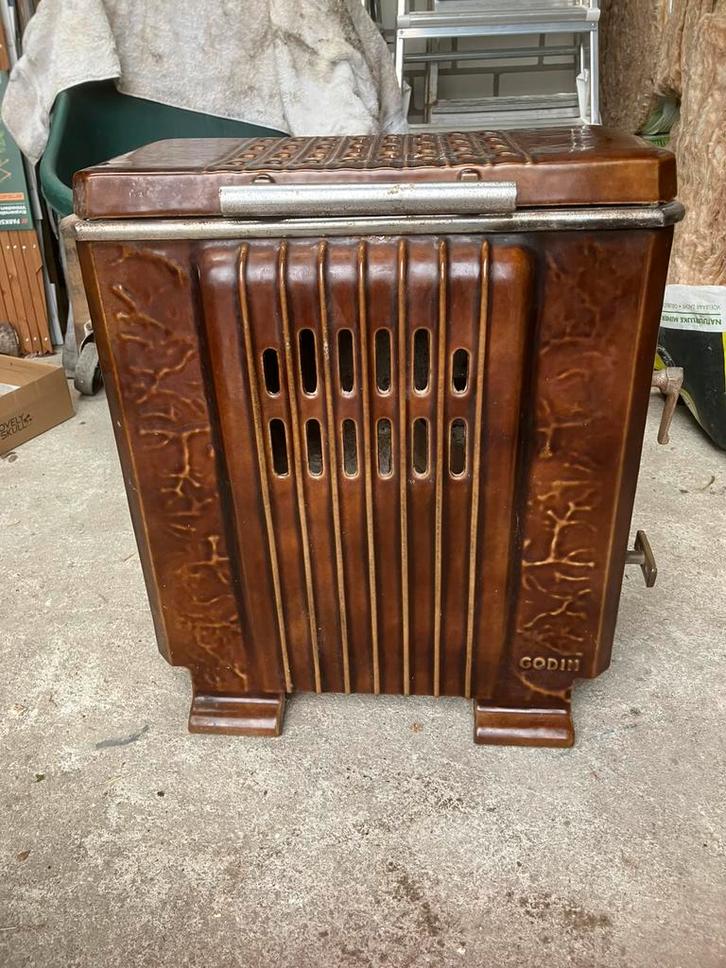 Antieke houtkachel, Huis en Inrichting, Kachels, Gebruikt, Houtkachel, Hout, Ophalen