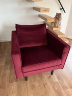 Sissy Boy Fauteuil burgundy loveseat, Huis en Inrichting, Fauteuils, Ophalen, Gebruikt, 75 tot 100 cm, 75 tot 100 cm