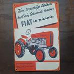 Fiat Oldtimer metalen bordje, Ophalen of Verzenden, Zo goed als nieuw