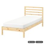 IKEA TARVA Bed incl. matras, lattenbodem en matrasbeschermer, Ophalen, Gebruikt, 90 cm, 200 cm