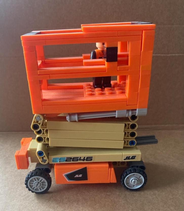 Bricks RIWAL, Verreiker en hoogwerker, Kinderen en Baby's, Speelgoed | Bouwstenen, Gebruikt, Ophalen of Verzenden