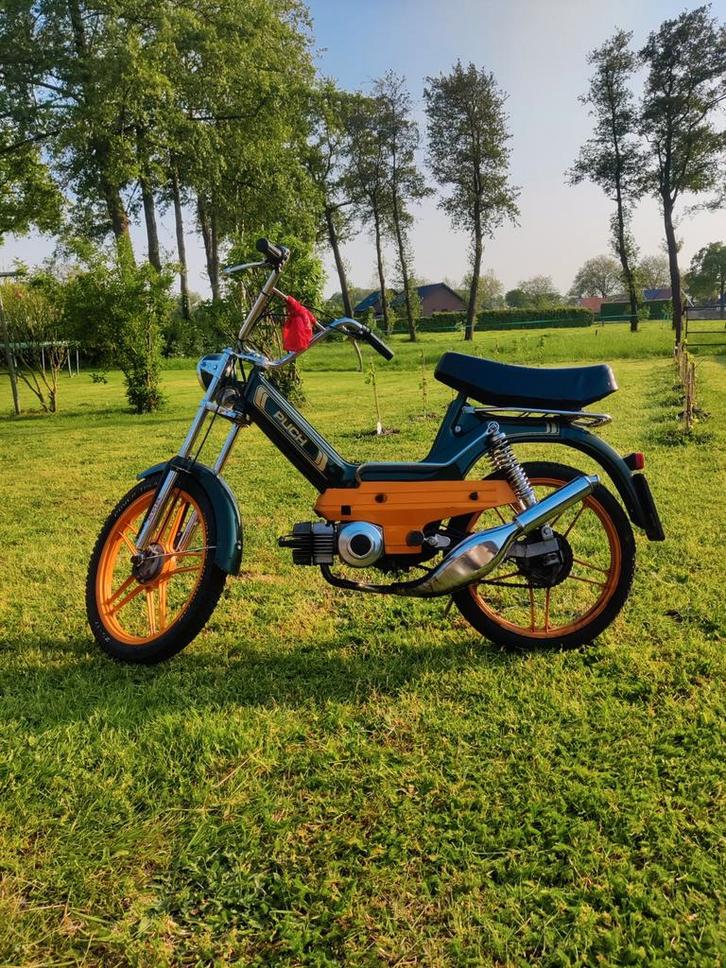 Puch Maxi Geel Kenteken - Klassieker!, Fietsen en Brommers, Brommers | Puch, Gebruikt, Maxi, Maximaal 45 km/u, Ophalen