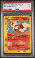 Arcanine PSA 5 H2/H32 Aquapolis, Ophalen of Verzenden, Zo goed als nieuw