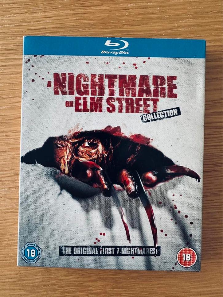 A Nightmare on Elm Street 7 Film Collection- Blu-ray, Cd's en Dvd's, Blu-ray, Zo goed als nieuw, Horror, Boxset, Ophalen of Verzenden