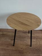 Leuke houten bijzettafel, Ophalen, Minder dan 45 cm, Minder dan 55 cm, Rond