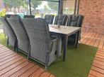 Hartman keramische tuintafel met 6x Osborn wicker tuinset, Tuin en Terras, Tuinsets en Loungesets, Ophalen of Verzenden, Nieuw