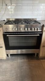 Gasfornuis Pelgrim 6-pits 90cm breed, Ophalen, Gebruikt, Hete lucht, 60 cm of meer