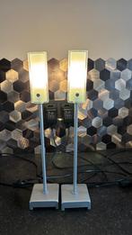 2 leuke KLASBO (IKEA) lampjes voor dressoir of nachtkastje, Ophalen of Verzenden, Zo goed als nieuw, Glas, Minder dan 50 cm