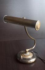 Zeldzame antieke Franse piano bronzen lamp/bronzen bureaulam, Ophalen of Verzenden