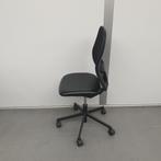 Ahrend 160 bureaustoel burostoel met nieuwe zwarte skai, Gebruikt, Bureaustoel, Zwart, Ophalen