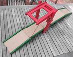 Houten speelgoed ophaalbrug, Ophalen, Gebruikt