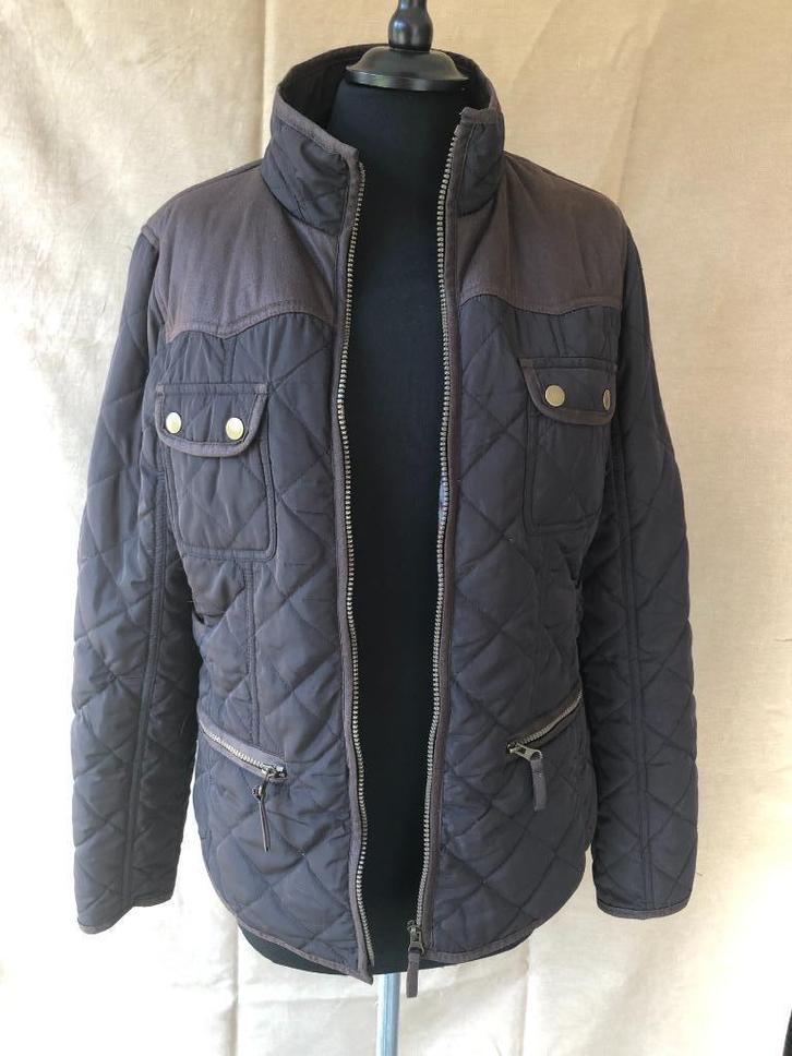 Gewatteerde tussenjas bruin – Falmer Heritage, Kleding | Dames, Jassen | Winter, Gedragen, Maat 38/40 (M), Bruin, Ophalen of Verzenden