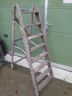 Houten schilderstrap trap schildertrap, Vintage, Doe-het-zelf en Verbouw, Ladders en Trappen, Gebruikt, Trap, Ophalen