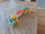Houten Trein Speelgoed, Ophalen of Verzenden, Zo goed als nieuw, Duw- of Trekspeelgoed