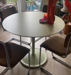 Tafel Muuto Soft rond, 95 cm ø 73 hg beige green zacht groen, Huis en Inrichting, Tafels | Eettafels, Ophalen, 50 tot 100 cm, Rond