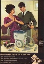 Vintage ( 1962 ) Holland Electro Big Toppy stofzuiger, Witgoed en Apparatuur, Stofzuigers, Ophalen, Gebruikt, Stofzak, Stofzuiger