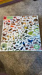 Regenboog dieren puzzel 1000 stukjes, Ophalen of Verzenden, 500 t/m 1500 stukjes, Zo goed als nieuw