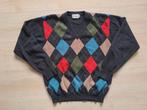 Vintage 100% Cashmere/Kasjmier gebreide trui, Maat 48/50 (M), Zwart, Ophalen of Verzenden, Gedragen