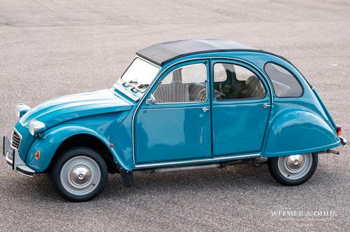 Citroën 2CV 2CV6 '82 (bj 1982), Auto's, Citroën, Te koop, 2CV, Benzine, Sedan, Handgeschakeld, Blauw, Kunstmatig leder, Voorwielaandrijving