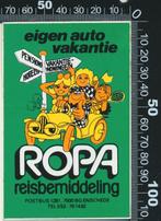 Sticker: Ropa Reisbemiddeling - Enschede, Verzamelen, Ophalen of Verzenden, Zo goed als nieuw, Bedrijf of Vereniging