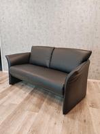 Zgan 2024 Koinor Wendy zwart leren design bank*, Nvr, Koinor, 150 tot 200 cm, Tweepersoons