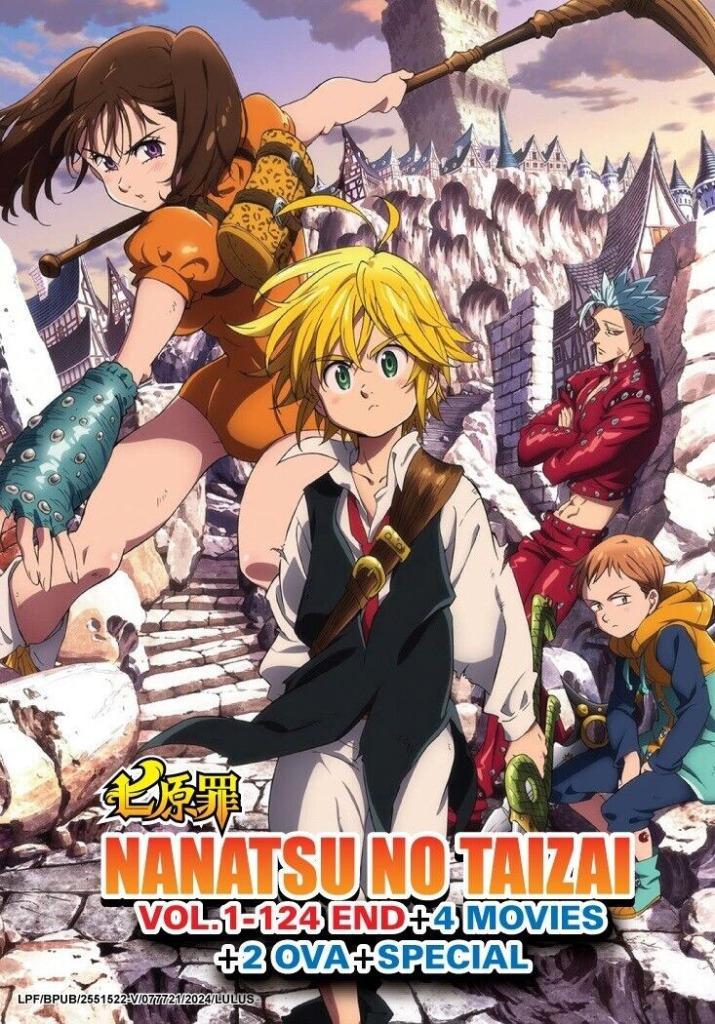 Seven deadly sins complete series + 2 movies + ova dvd box, Cd's en Dvd's, Dvd's | Tekenfilms en Animatie, Nieuw in verpakking