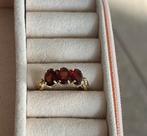 Anna + Nina rose garnet 14 k gouden ring winkelprijs €995, Ophalen of Verzenden, Dame, Goud, Kleiner dan 17