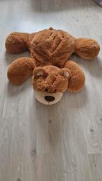 Grote bruine zachte knuffelbeer - 1 meter, Kinderen en Baby's, Speelgoed | Knuffels en Pluche, Ophalen of Verzenden, Zo goed als nieuw