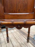 Frans kastje Faux Bamboe nachtkastje met marmer, Huis en Inrichting, Ophalen, Gebruikt, Minder dan 45 cm, 70 cm of meer