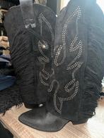 Zwarte Laarzen met Franjes, Hoge laarzen, Zwart, Nieuw, Ophalen of Verzenden