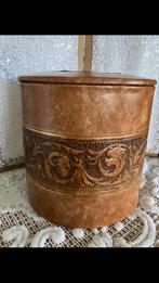 Vintage leren Tabakspot, Ophalen of Verzenden