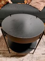 Salontafel met opbergruimte, Ophalen, Gebruikt, 100 tot 150 cm, Rond