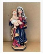 Beeld Maria met Jezus, polystone, 20 cm, Verzamelen, Religie, Ophalen of Verzenden, Nieuw, Beeld(je), Christendom | Katholiek