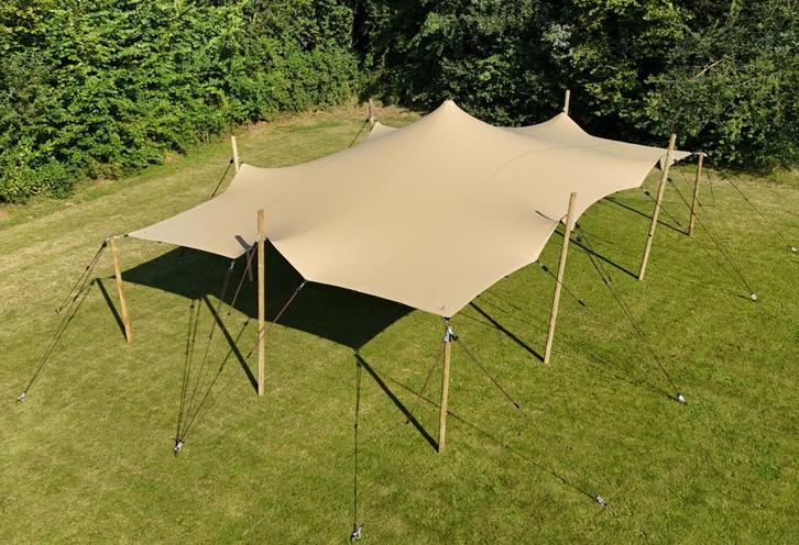 Te koop: Stretchtent 6,0*10,0 (720gr, nieuw), Tuin en Terras, Partytenten, Nieuw, Partytent, 8 meter of meer, 6 meter of meer