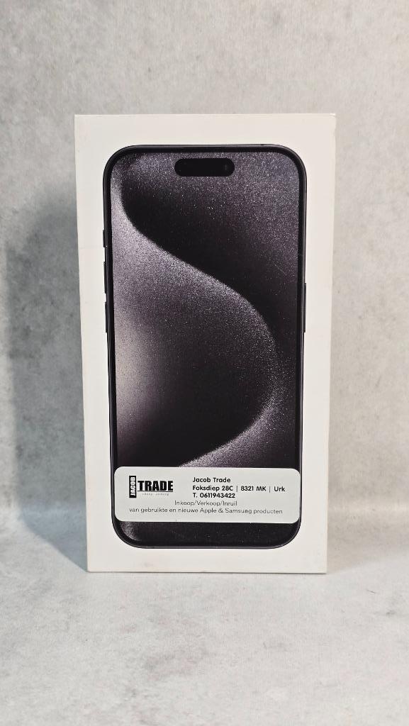 Apple iPhone 15 Pro 256GB Zwart, Telecommunicatie, Mobiele telefoons | Apple iPhone, Nieuw, 256 GB, Zonder abonnement, Zonder simlock