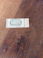 Advertentie Mijnhardt Zeist slapeloosheid 1923, Ophalen of Verzenden, Zo goed als nieuw, Reclamebord