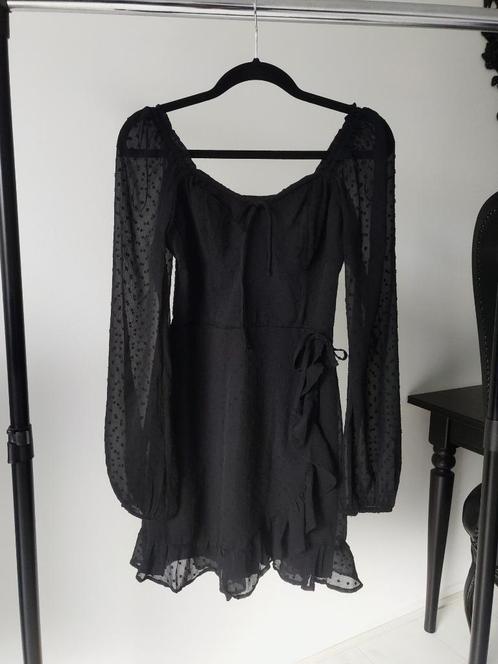 Hollister sweetheart dress jurkje zwart S (coquette gothic), Kleding | Dames, Jurken, Zo goed als nieuw, Maat 36 (S), Zwart, Boven de knie