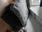 Opberg boxspring, Ophalen, Zo goed als nieuw, Grijs, 200 cm