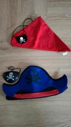 Piraten set - hoed en bandana, Kinderen en Baby's, Carnavalskleding en Verkleedspullen, Ophalen of Verzenden, Gebruikt, Jongen of Meisje