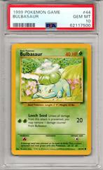 Bulbasaur Psa 10 Base set unlimited, Ophalen of Verzenden, Zo goed als nieuw