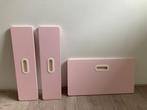 IKEA Stuva/Fritids ladenfrontjes roze (2 x klein, 1 x groot), Minder dan 90 cm, 50 tot 70 cm, Ophalen of Verzenden, Zo goed als nieuw
