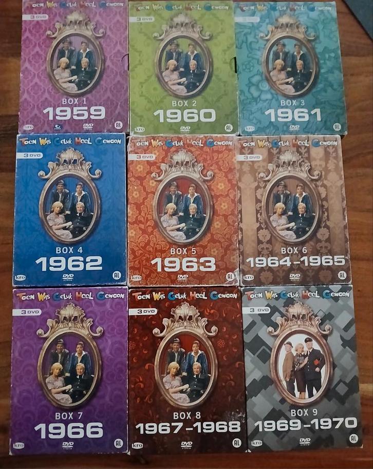 Toen Was Geluk Heel Gewoon - Seizoen 1 t/m 9, Cd's en Dvd's, Dvd's | Tv en Series, Zo goed als nieuw, Komedie, Alle leeftijden