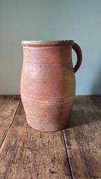 Oude Franse vaas - pot kruik - kelk., Ophalen, Gebruikt, Blauw, Aardewerk of Porselein