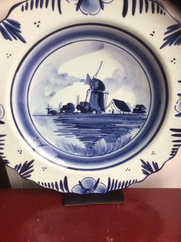 Wandbord handpainted Delft Holland  beschikbaar voor biedingen
