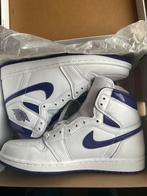 Nike Air Jordan 1 High OG - Wit/Paars - Maat 40.5, Ophalen of Verzenden, Nieuw, Wit, Sneakers of Gympen