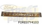 Ford Transit embleem tekst ''Transit'' achterzijde Origineel, -, Verzenden, -, Nieuw