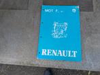 WERKPLAATSHANDBOEK RENAULT MOTOR F2N MOTOR RENAULT 11, Auto diversen, Handleidingen en Instructieboekjes, Ophalen of Verzenden