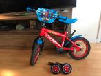ZGAN 12 inch Spiderman fiets, Fietsen en Brommers, Ophalen, Zo goed als nieuw, Minder dan 16 inch, Zijwieltjes
