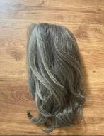Grijze lace front pruik, Ophalen of Verzenden, Zo goed als nieuw, Pruik of Haarverlenging