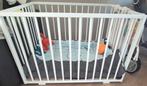 Witte verstelbare baby/peuter box, Ophalen, Gebruikt, Rechthoekig, In hoogte verstelbaar